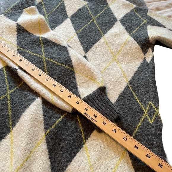 Pringle of Scotland/ H&M Argyle Knit Turtleneck
Sweater Dress XS-Wool Blend - Picture 10 of 13